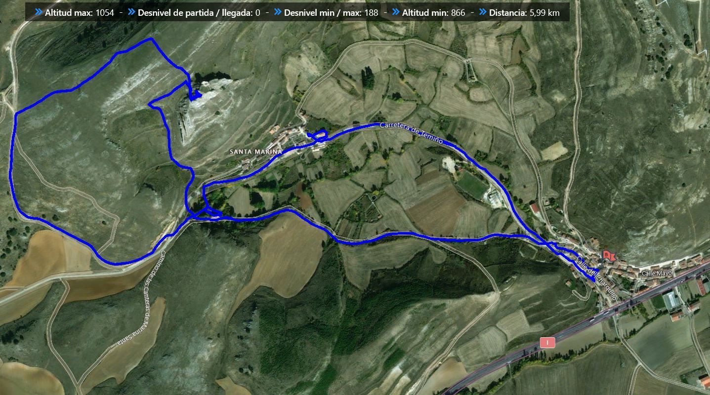 Ruta Monasterio de Rodilla, Santa Marina, Castillo y Nuestra Señora del Valle